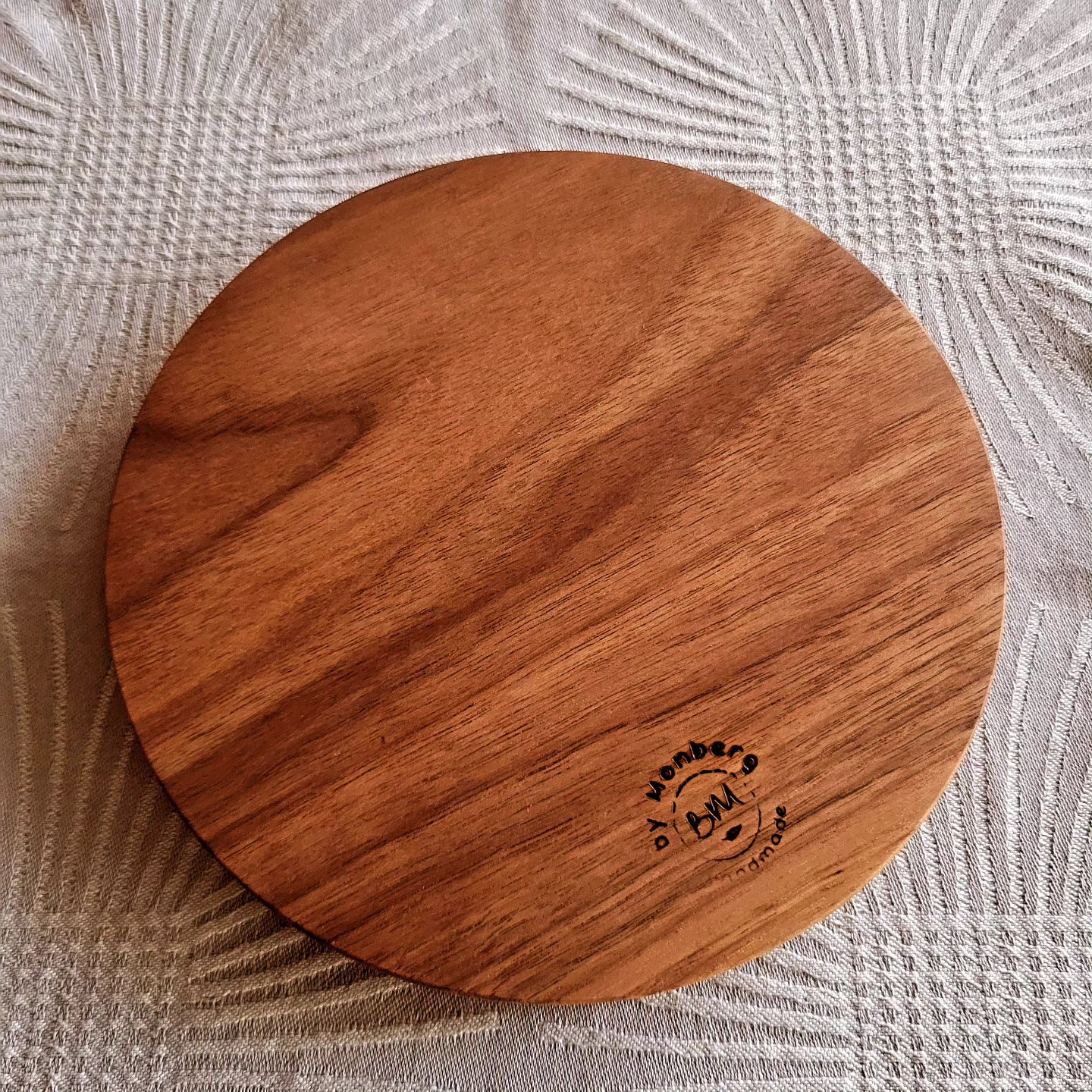 Decorative tray with epoxy filled engraving