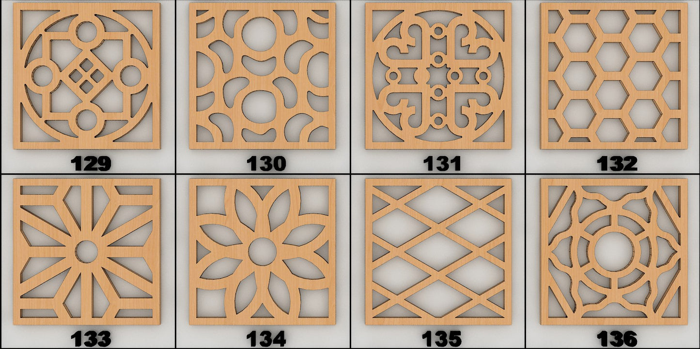 Firkantede Bordskånere