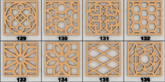 Firkantede Bordskånere