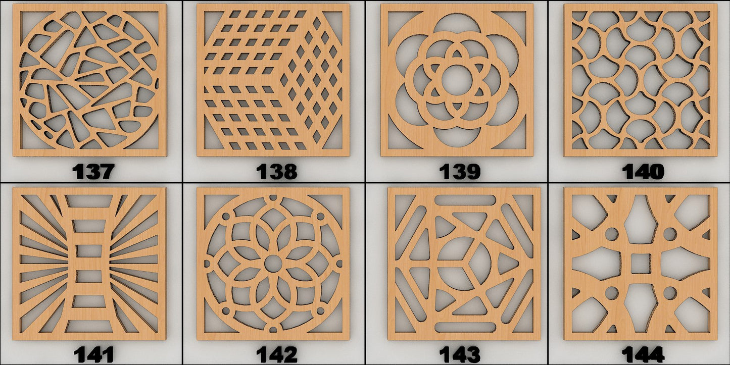 Firkantede Bordskånere